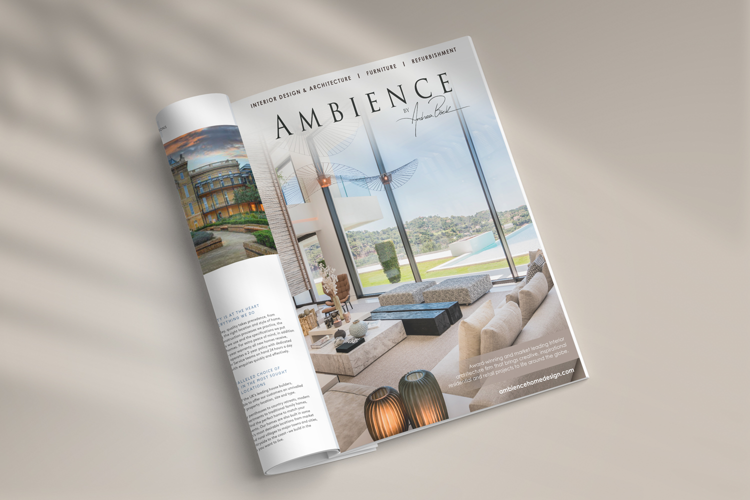 Atlas magazine advertisement for Ambience