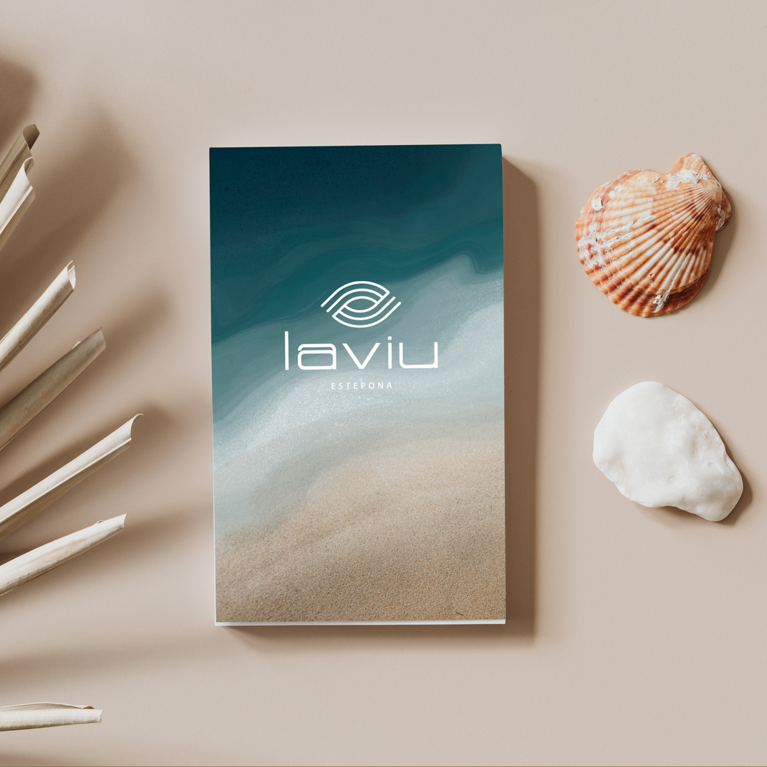 LAVIU building logo design